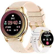Smart Watches for Women, Smart Watch with Blood Pressure/Heart Rate/Sleep Monitor/Spo2/100+ Sports/Bluetooth Call/DIY Watch Face, IP68 Waterproof Fitness Tracker Smartwatch for Android Phones/iPhone