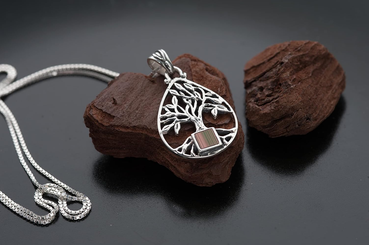 Amazon.com: Nano Sim Old Bible Silver Pendant Tree of Life