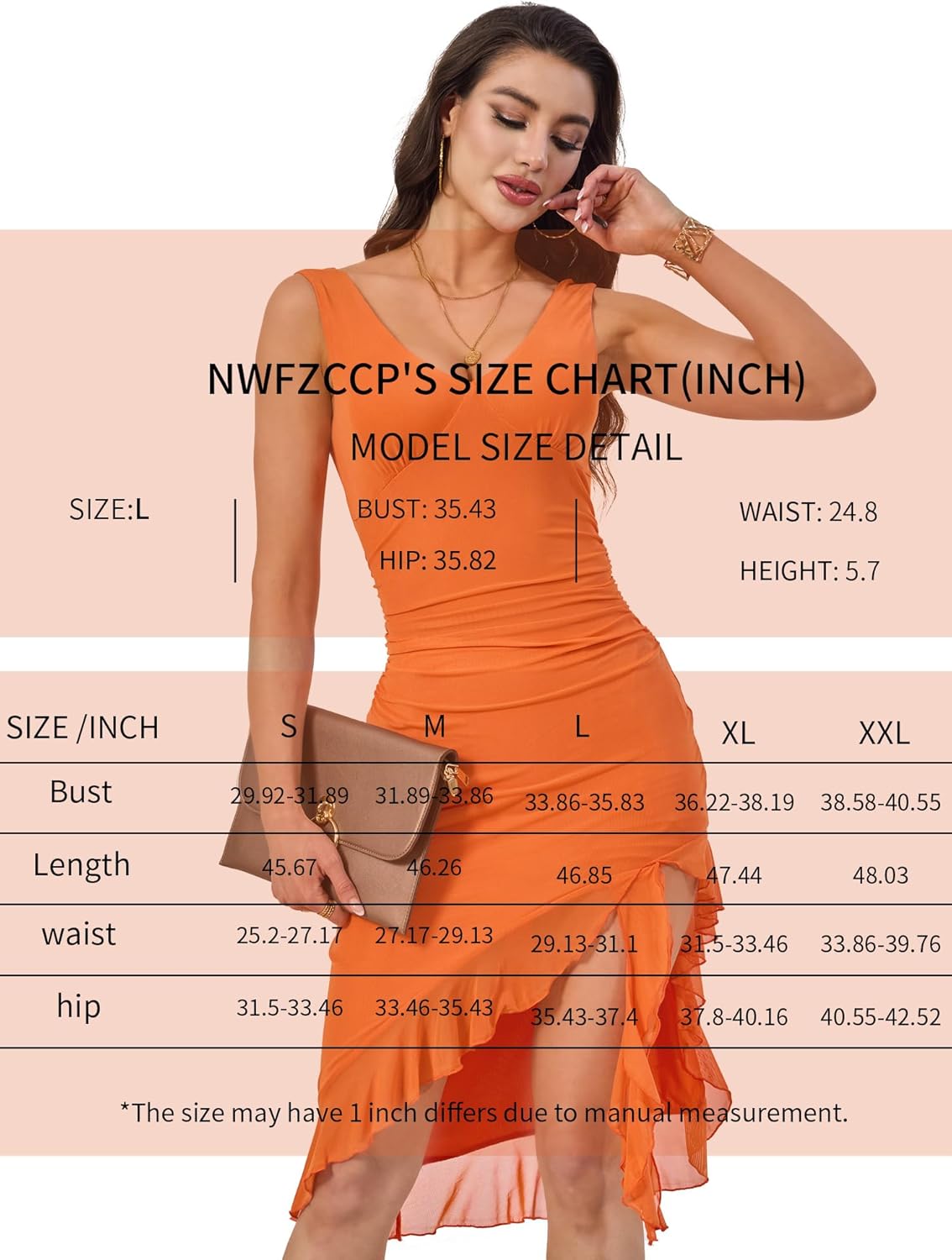 Women's Cocktail Dress Sexy Mesh Mini Ruffled Hem Sleeveless Fitted Dress for Business Gatherings and Parties - Image 6