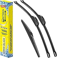 Vista 14 de GSPSCN 2 limpiaparabrisas de repuesto para Cooper R55, R56, R57, 2013, 2014, 2015, 19 + 18 pulgadas (juego de 2)