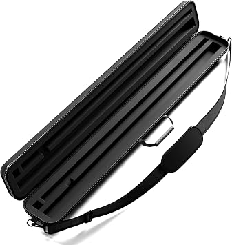 Casemaster Parallax Pro 2x2 Pool Cue Case, Foam-Padded Billiard Stick Case
