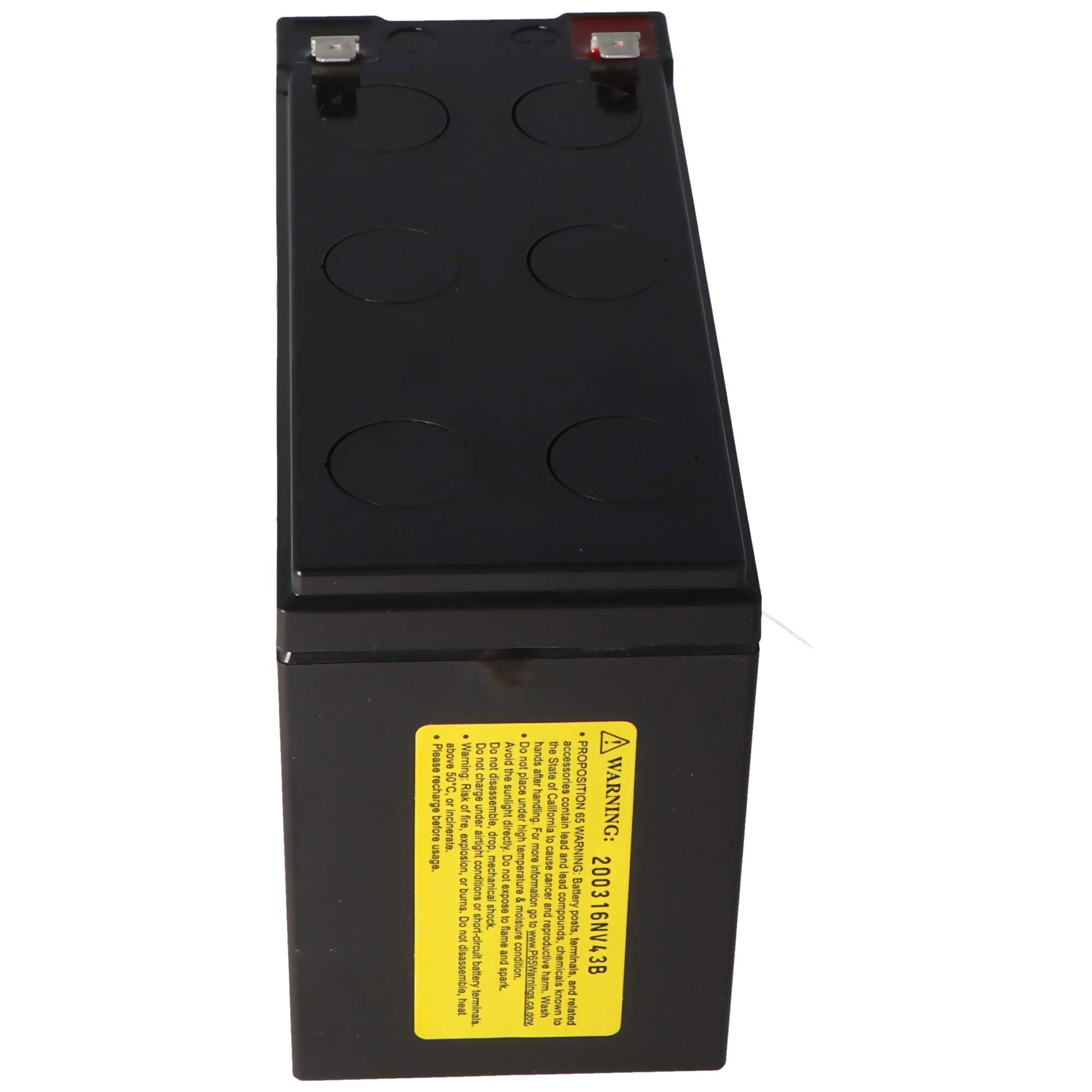 Lot de 2 batteries AGM CSB-GP1272F2 12 V AGM au plomb 7,2 Ah 151 x 65 x 100 mm 6,3 mm