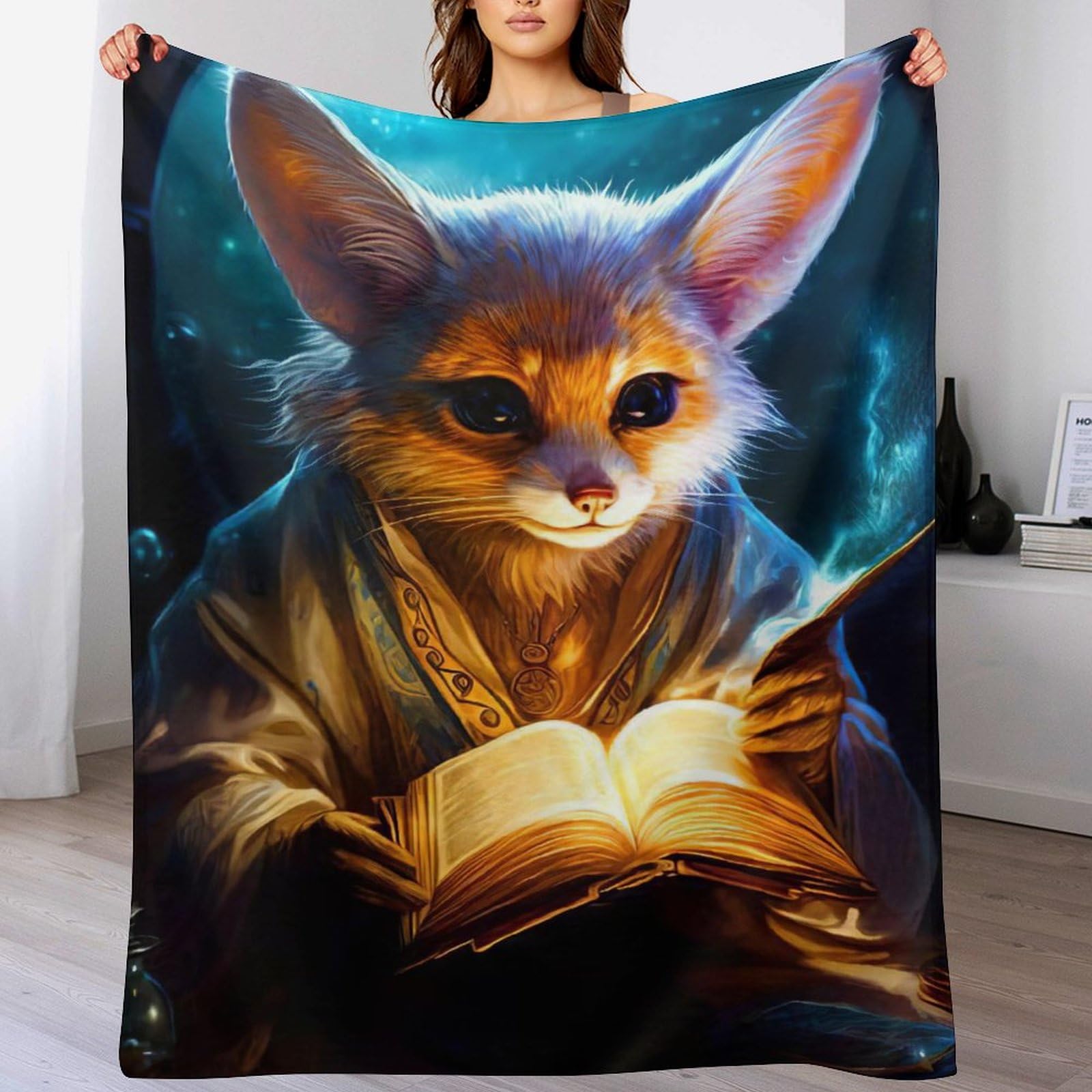 Couverture renard douce pour des moments chaleureux en famille