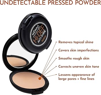 CHANSAN COSMETICS Protection Base 2本 Amazon.com : MËNAJI Anti-Shine Powder (HDPV) - Anti-Shine Face