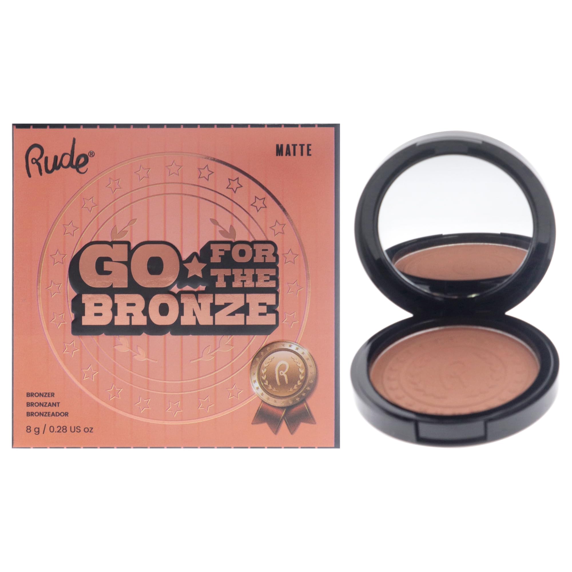 Rude Cosmetics Bronze Go The - Third On The Podium - 0.28 Oz R