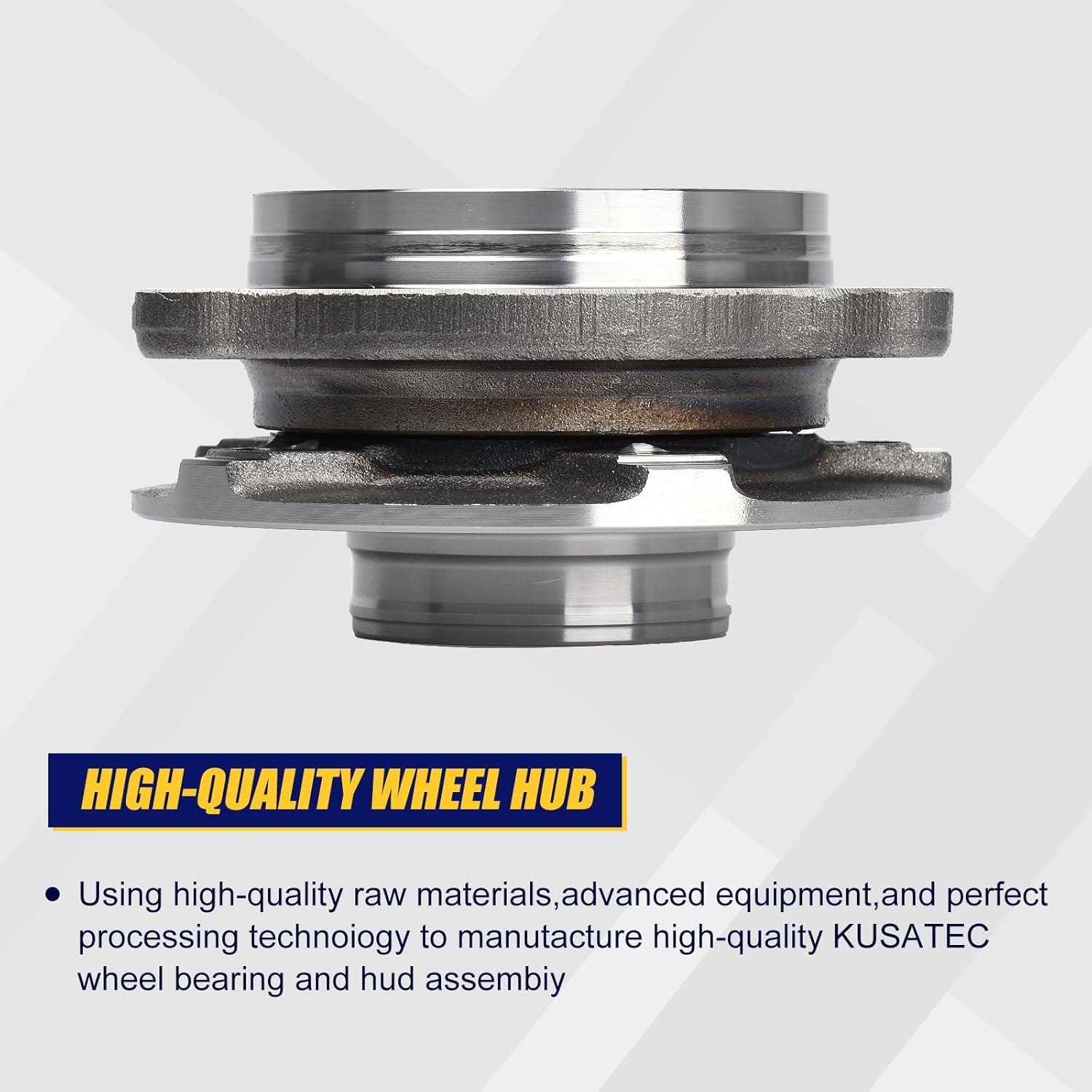 KUSATEC 513301-K Front/Rear Wheel Bearing and Hub Assembly Compatible with 2008-2015 Audi A4 A5 A6 A7 A8 Quattro RS5 RS7 allroad Q5 SQ5 S4 S5 S6 S7 S8