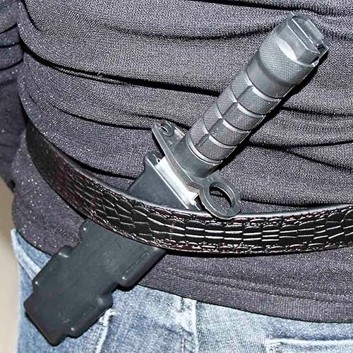 Miniatura 3 de Zonzxcv Cuchillo de utilería de juguete para niños, cuchillo falso seguro para fiesta de Halloween, 10 pulgadas (negro con vaina)