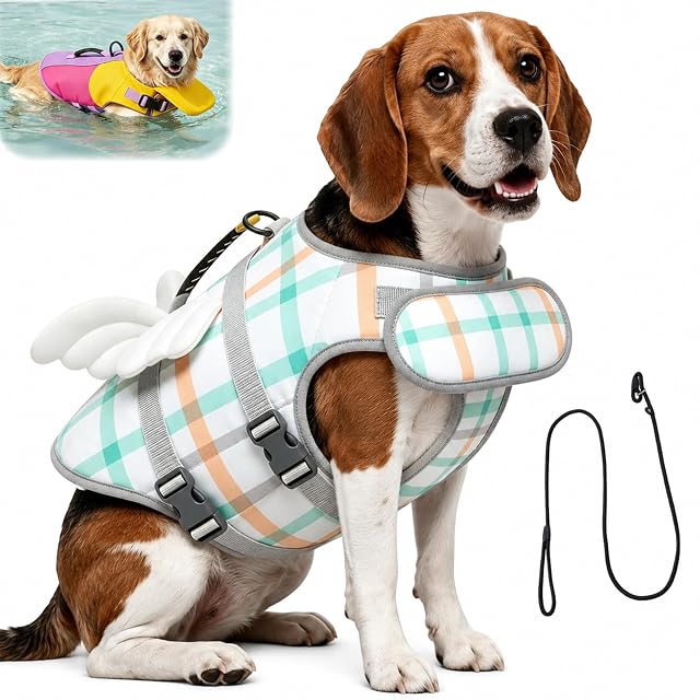 Chaleco Salvavidas para Perros con Soporte para la Barbilla