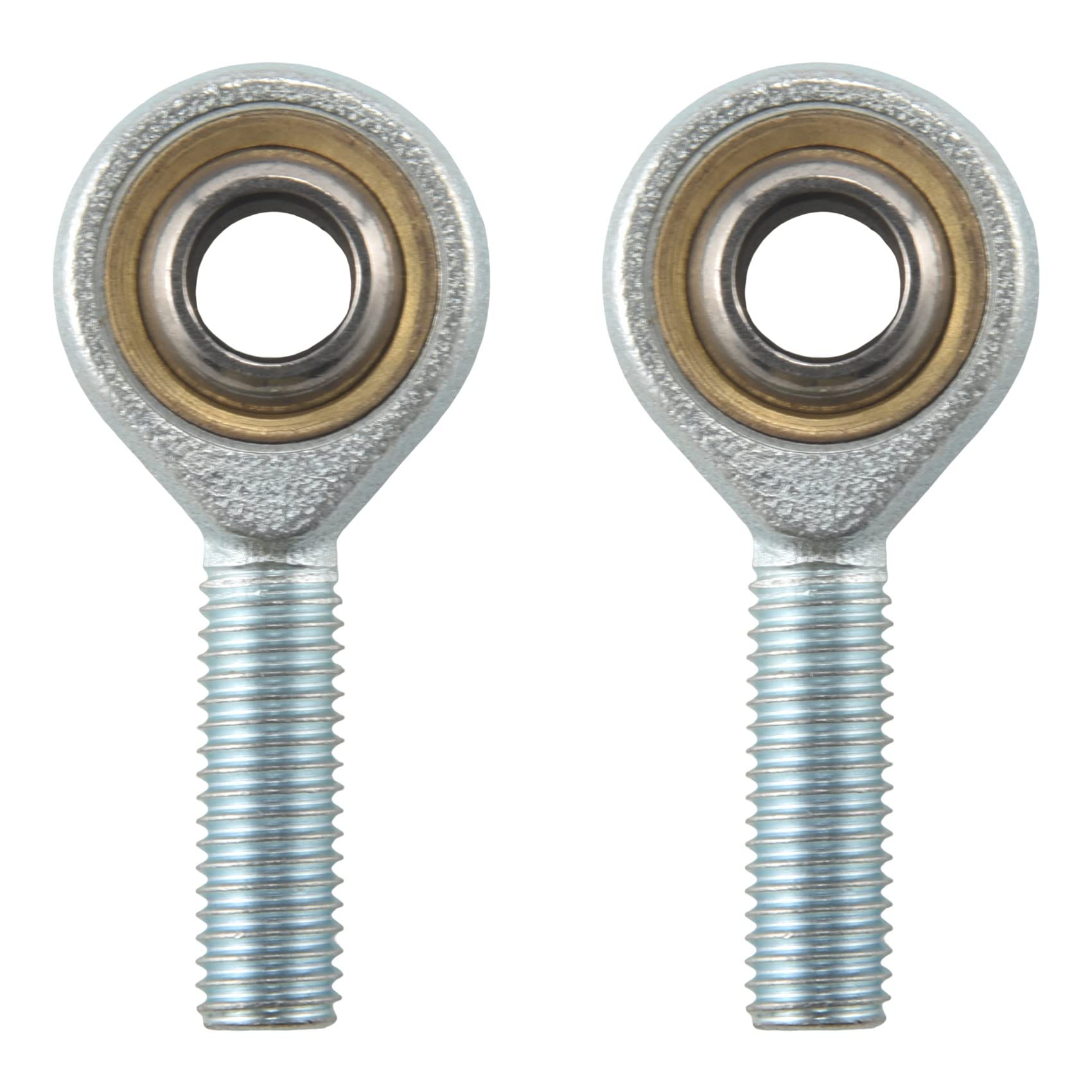 tiyao 2 x M10 x 1.5 Male Rod End Rose Joint Right Hand Thread 10mm Metric Bronze SA10