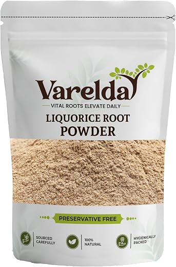 VARELDA Liquorice Root Powder - Mulethi Powder - Glycyrrhiza glabra (5000 Grams)