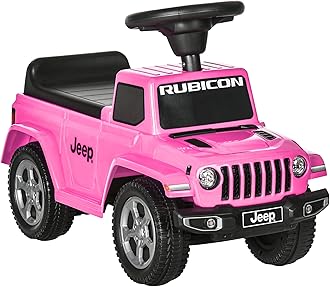 AosomKids Ride on Push Car, with Engine Sounds & Under-Seat Storage