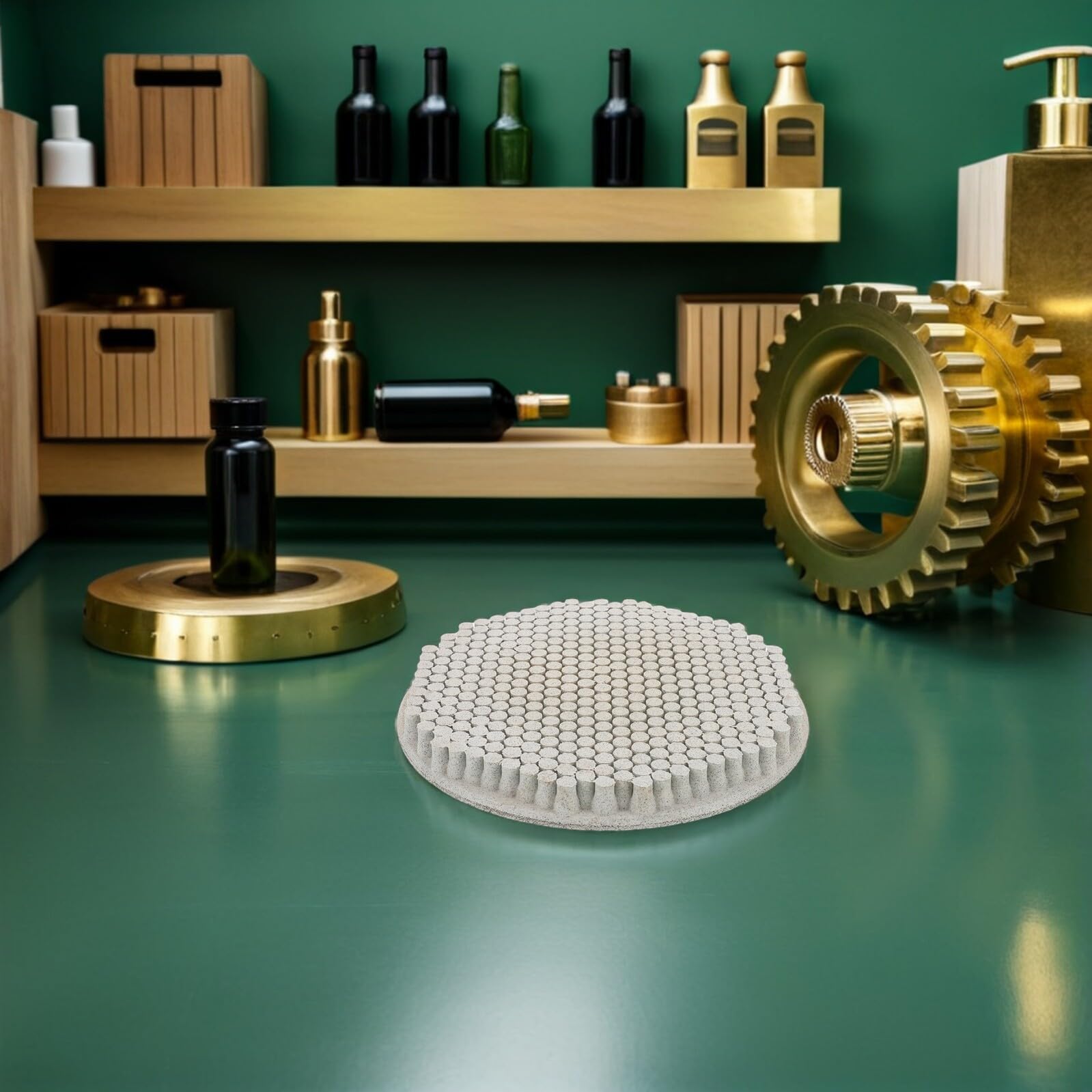 Baluue Disco de Amolar para Base Cerámica Accesorio Abrasivo para Máquina de Cerámica Disco de Lijado de Alta Velocidad para Pulido Profesional Compatible Diferentes Espesores