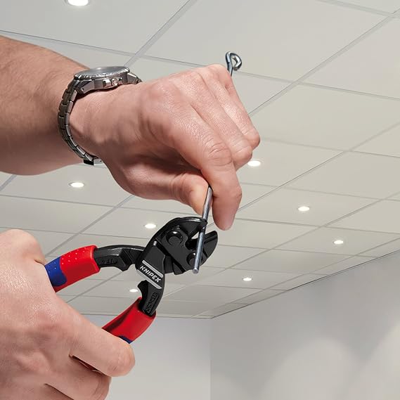 Knipex CoBolt® kompakt cıvata kesiciler siyah attramentize, ince çok bileşenli çeneler 200 mm 71 02 200