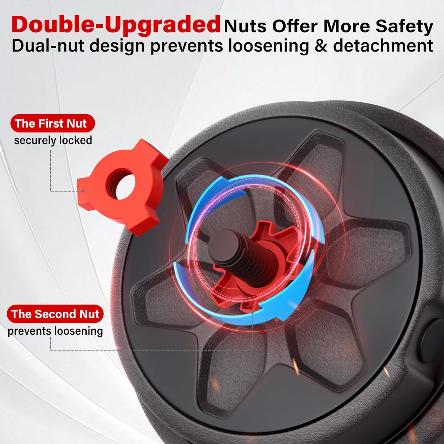 Adjustable Dumbbells, 22/33/44/66/88LBS Free Weight Set with Connector, 4 in 1 Weight Set Used as Kettlebells, Barbell, Push up Stand, Fitness Exercises for Home Gym Suitable Men/Women