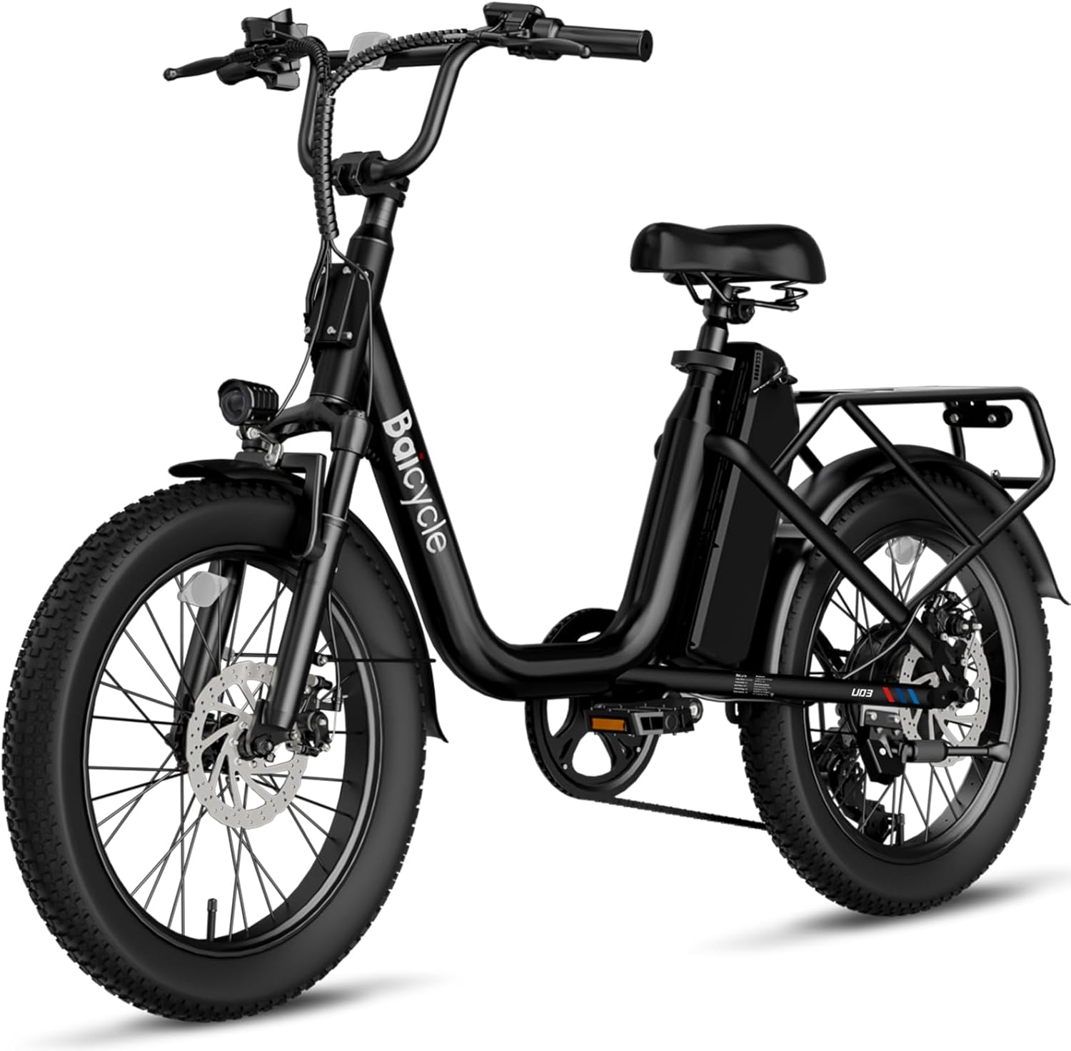 Fat Tire Electric Bike for Adults 20" Ebike 750W Motor E Bike 20 MPH Electric Bicycle 70 Miles Long Range 7 Speed Commuter Ebikes with 48V Removable Battery Front Fork Suspension