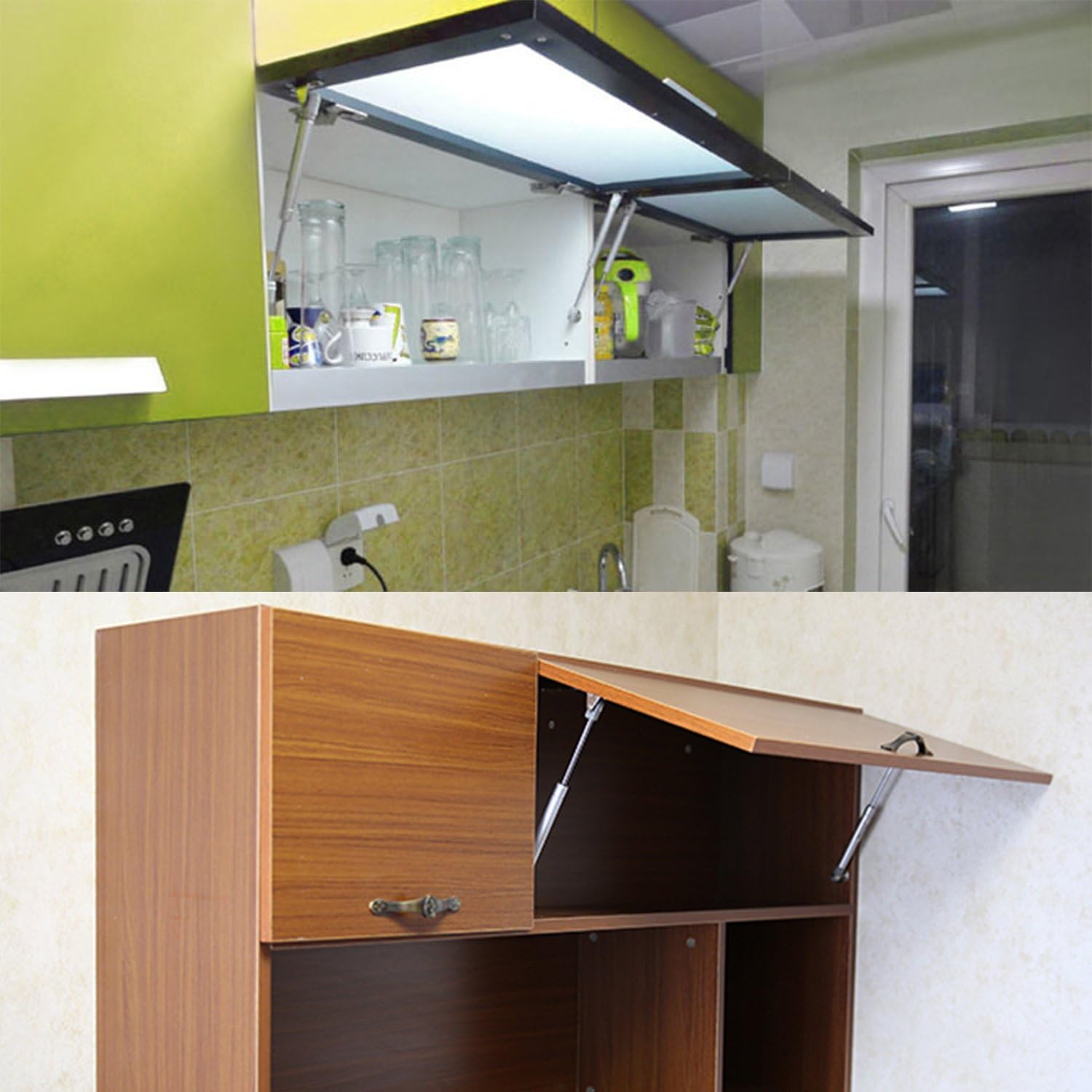 Gas Struts for Cabinets - Soft Close Lid Support -6 Gas Struts for Cabinets - Soft Close Lid Support -6