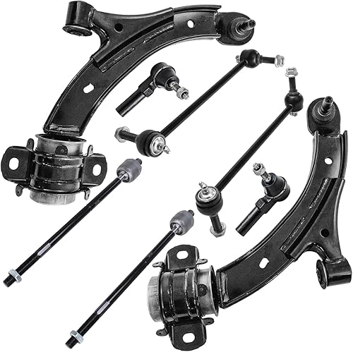 Miniatura 108 de Detroit Axle - Kit de suspensión delantera de 8 piezas para Toyota Sienna 2004-2010, brazos de control inferiores con rótulas interiores exteriores