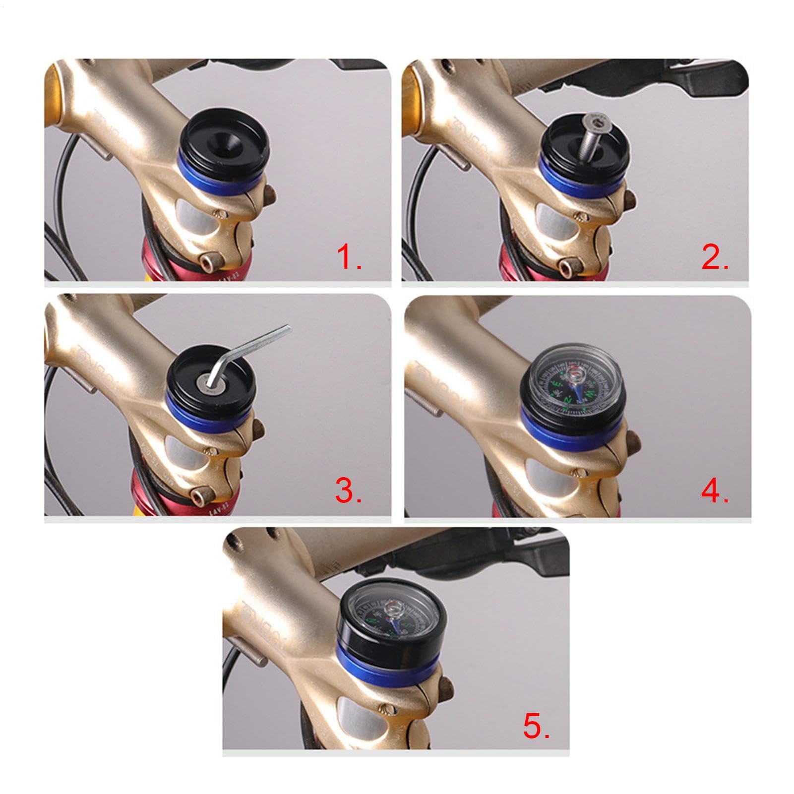 Lenker-Fahrrad, Fahrrad-Headset-für Fahrrad, Überlebens, multifunktionales Outdoor-Navigationsgerät für Straßenfahrzeuge, Mountainbikes