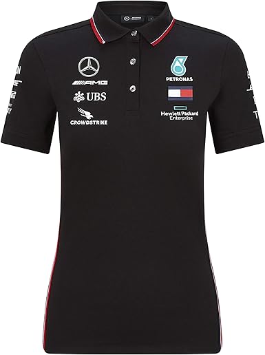 camiseta preta mercedes