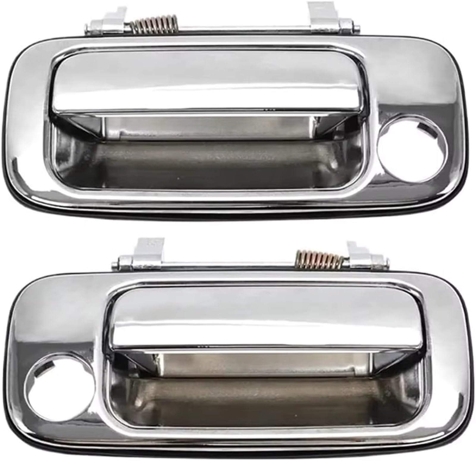 ONHBGTX Left-Hand Drive Compatible with Lexus for LX450 1990-1998 Chrome Car Exterior Door Handle Side OEM: 69240-60010 69230-60010 69210-60010