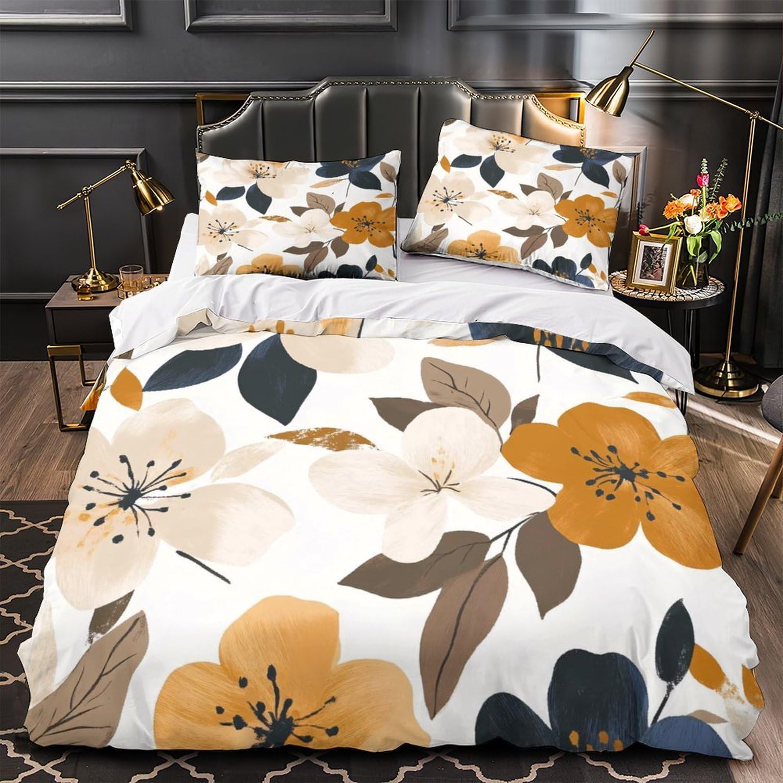 Parure de lit botanique 3 pièces pour créer un cocon moderne et confortable