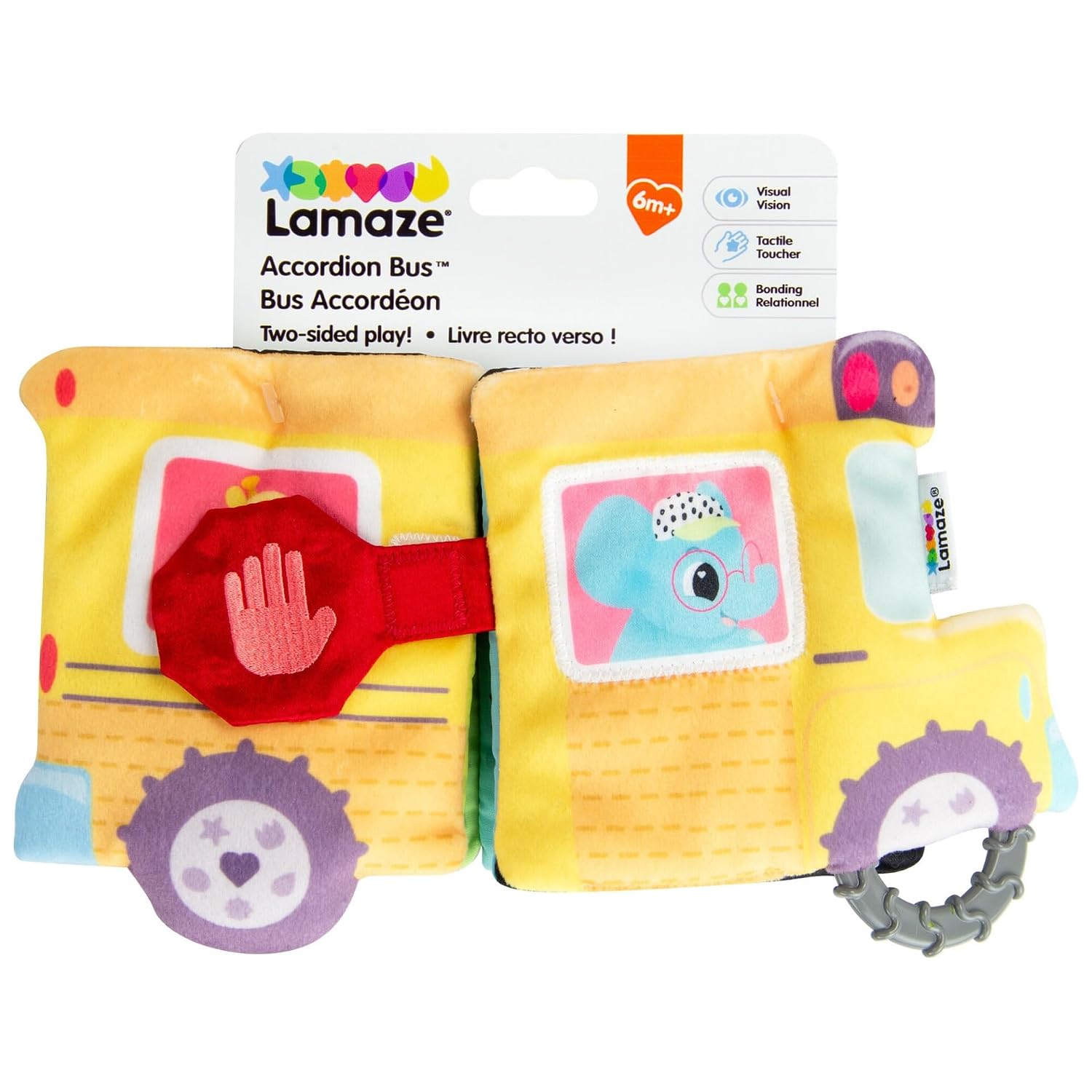Lamaze Accordion Bus Baby Playmat | Includes Pictures And Baby Mirror, Crinkle Book, Developmental And Sensory Toy, Infants Ages 6 Months And Up