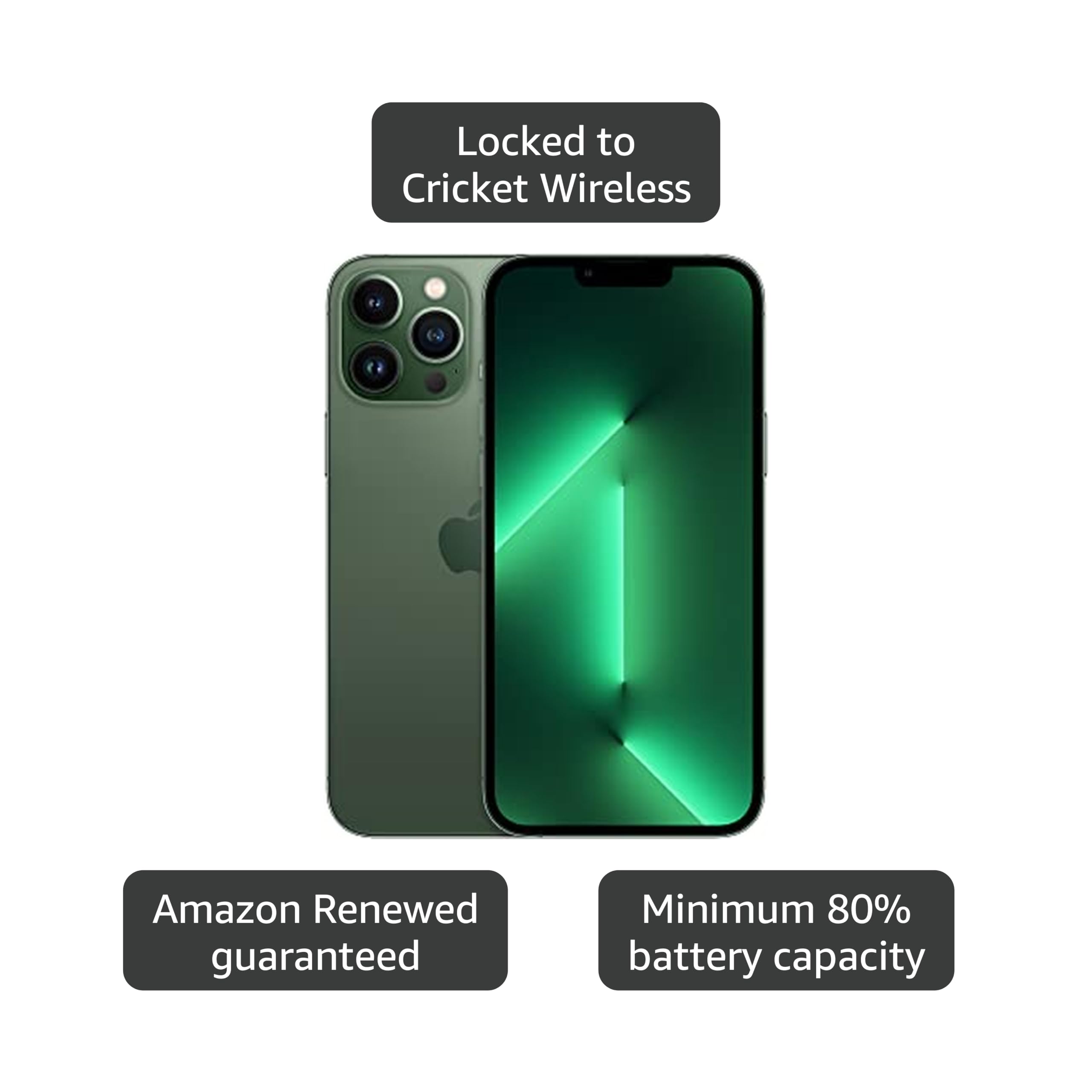 Amazon.com: Apple iPhone 13 Pro Max, 128GB, Alpine Green for