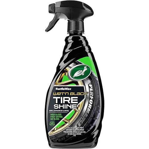 Turtle Wax T217RA Wet'n Black Ultra Wet Tire Shine - 23 Fl Oz.