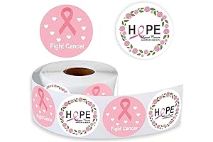 Support Breast Cancer Awareness: The Ultimate Sticker Roll for Fundraising and Events