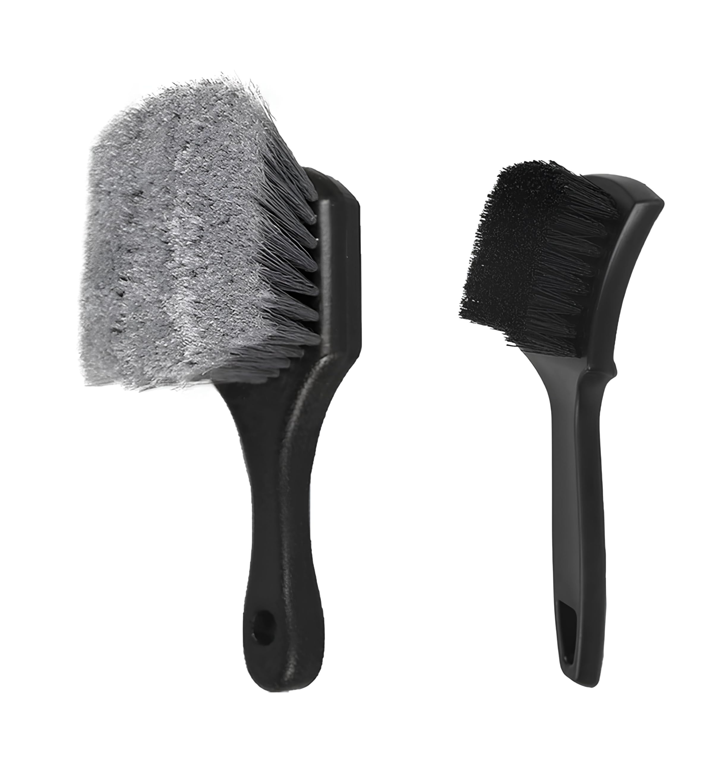 Car Wheel & Tire Brush Set, Wheel Cleaner Brush, Soft & Stiff Bristle Cleaning Brush,Wheel Brushes for Cleaning Wheels,Rim Brush for Car Body Exterior Surface, Carpet, Truck, SUV, RV, Motorcycle-2PCS-image-18