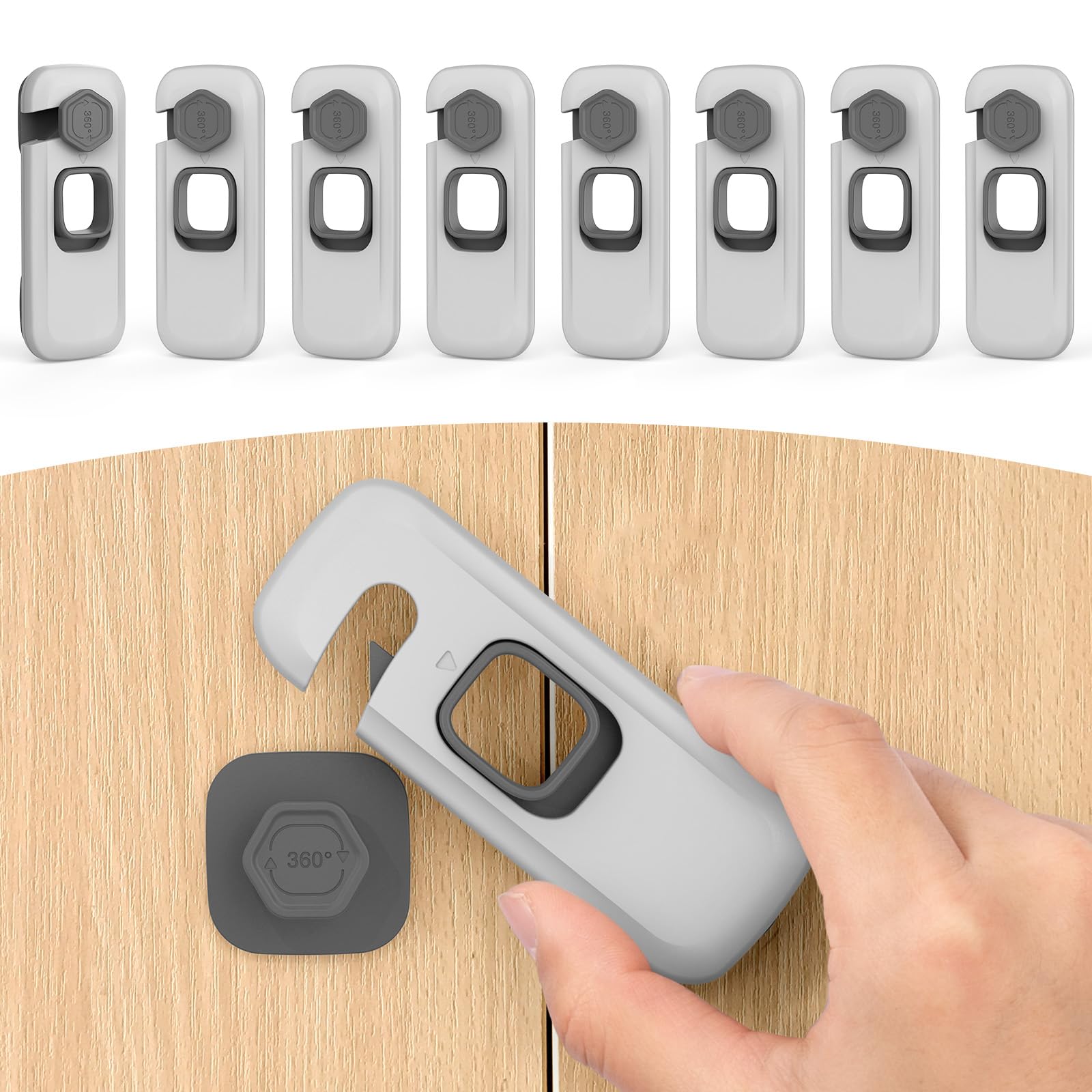 Cerraduras de seguridad para niños en hornos y congeladores con este kit de 8 piezas