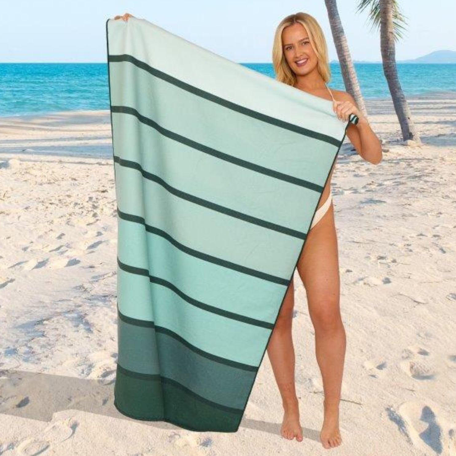 GC GAVENO CAVAILIA Extra Large Beach Towel for Adults - Quick Dry Microfibre Printed Beach Towels - Super Absorbent Beach Towel for Swim (180 x 100 cm) - (1 Piece) Soft, Sand Free,Lightweight - Multi — view 29