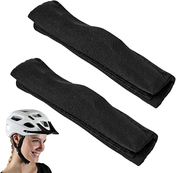 2 Pack Cycling Wind Noise Reducer Helmet Attachment, Wind Noise Blocker for Noise Reduction in Biking, Universal Helmet Wind Noise Reducer Fit for Cyclists Mountain Bikers, Bike Helmet Part