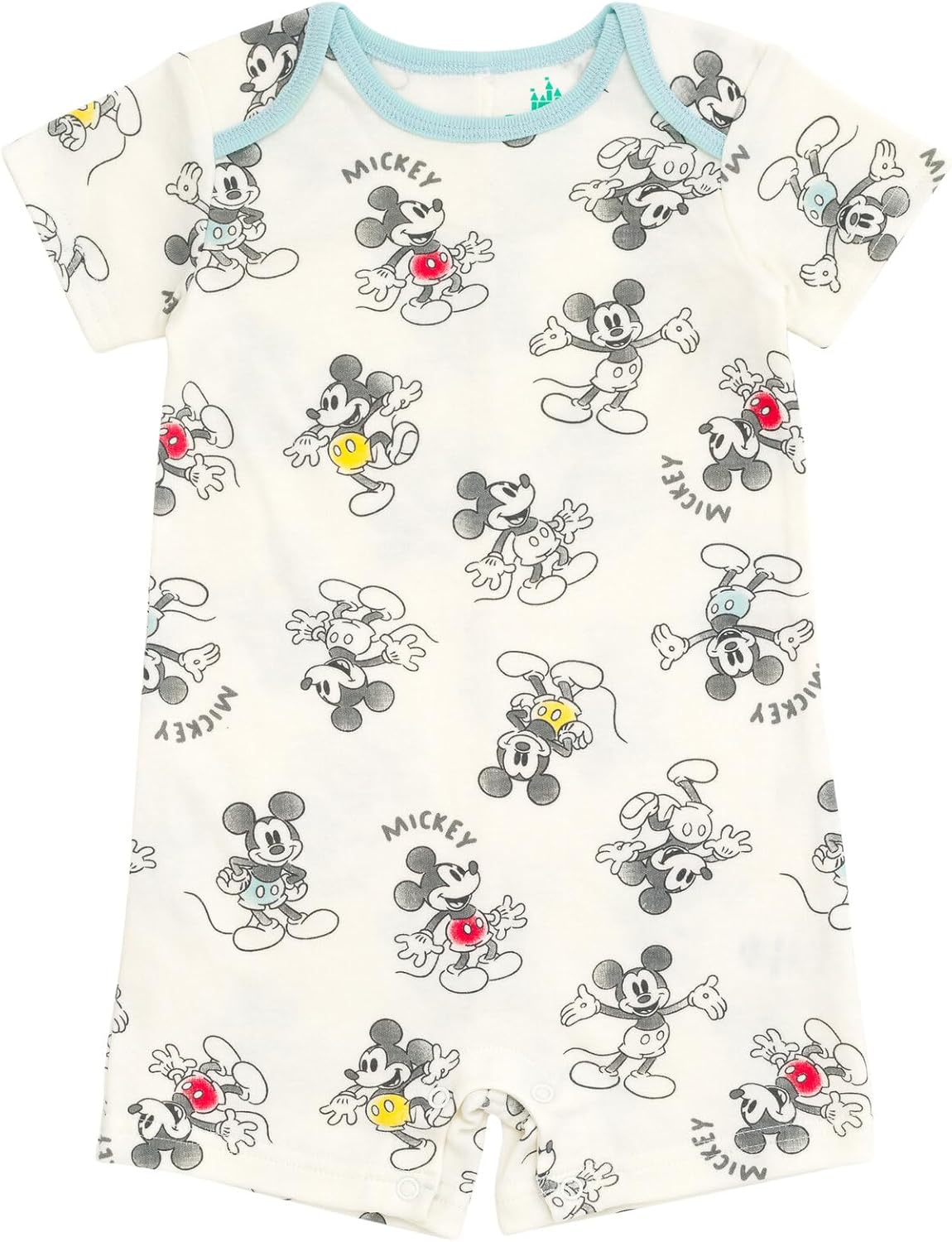 Disney Baby 2 Pack Henley Rompers Newborn to Infant Sizes (Newborn - 24 Months) - Image 3