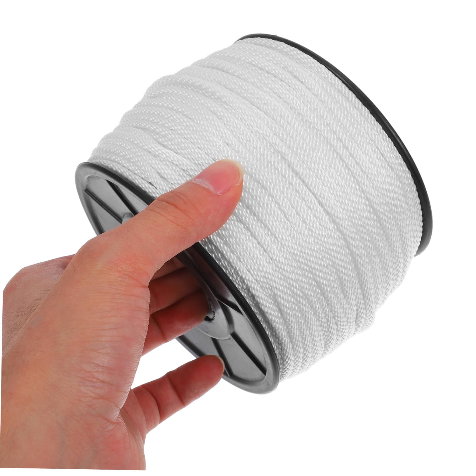 TOYANDONA Cordon de Démarrage pour Moteur, Corde en Nylon et Pp, Diamètre 3mm, Bobine 100m, pour Tondeuse et Motoculteur, Noir