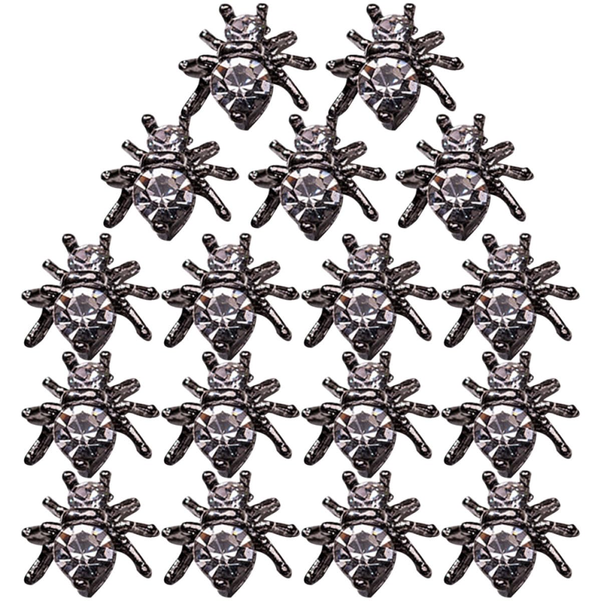 FRCOLOR 100pezzi Ciondoli Per Unghie Tema Halloween Charms Per Decorazioni Unghie Design Elegante e Riutilizzabile Per Nail Art Festive e Occasioni Speciali