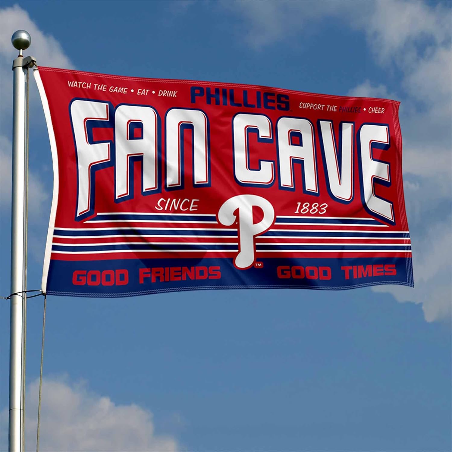 Philadelphia Phillies Fan Man Cave Banner Flag