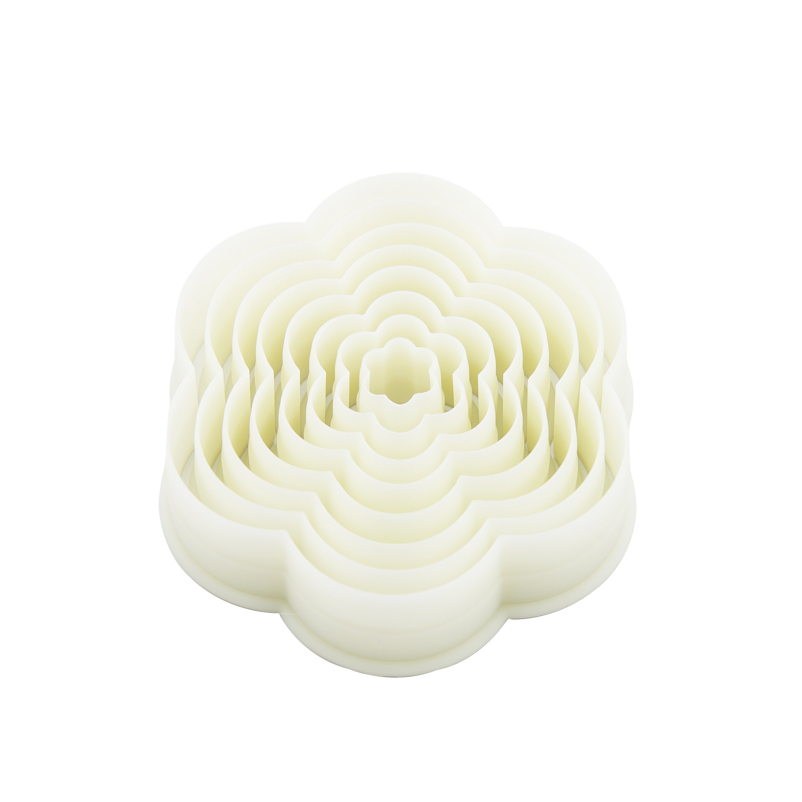 4 Blumen-Ausstechformen Backzubehör - Fondant & Plätzchen Deko