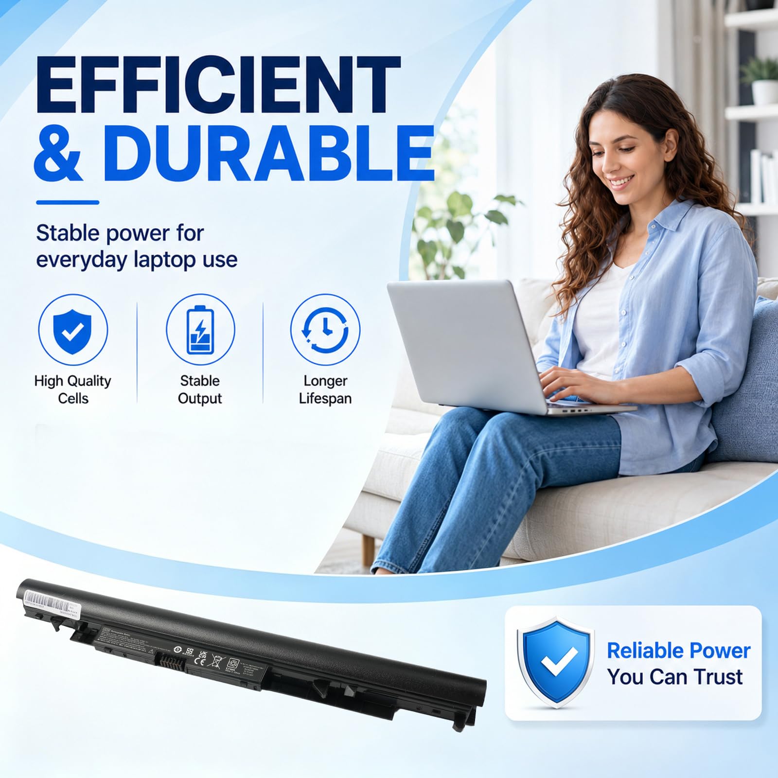 JC04 JC03 919701-850 HSTNN-LB7W batería del ordenador portátil compatible con HP Pavilion 240 G6 250 G6 255 G6 919700-850 919681-421 919681-221 HSTNN-LB7V 15-BS015DX 15-BS000 15-BS070WM 2600mAh
