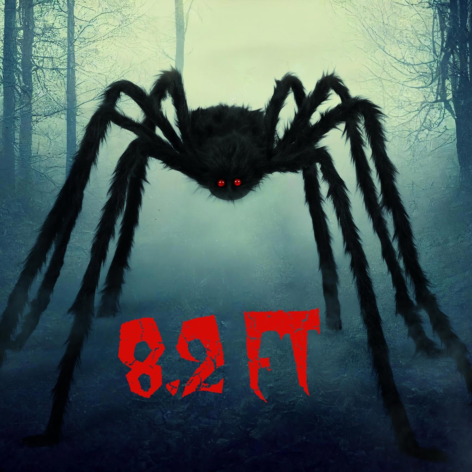 Araignée géante Halloween pour faire peur aux invités de votre fête thématique