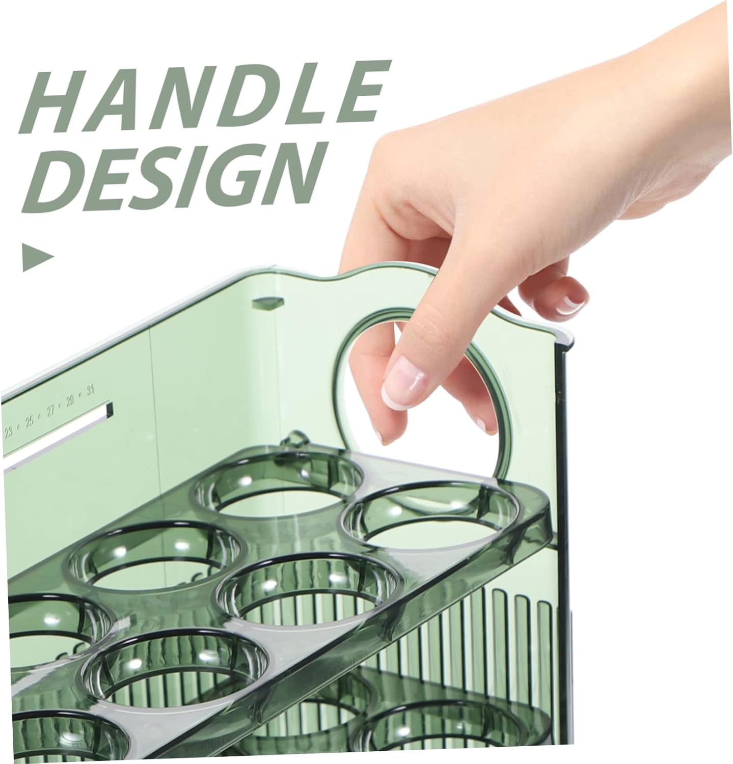 Organizer Refrigerator Holder for Fridge Space-saving Capacity and Secure for Kitchens and Families