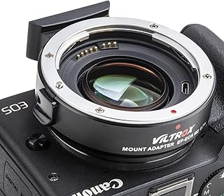 VILTROX EF-EOS M2 Auto Focus Lens Adapter 0.71x Reducer Speed Booster for Canon EF Mount Lens to Canon EF-M Mount Mirrorless Camera EOS-M M2 M3 M5 M6 M10 M50 M100