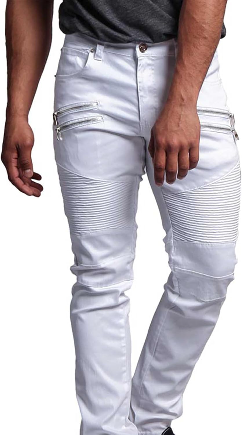 G-Style USA Men's Classic Biker Jeans - Image 4