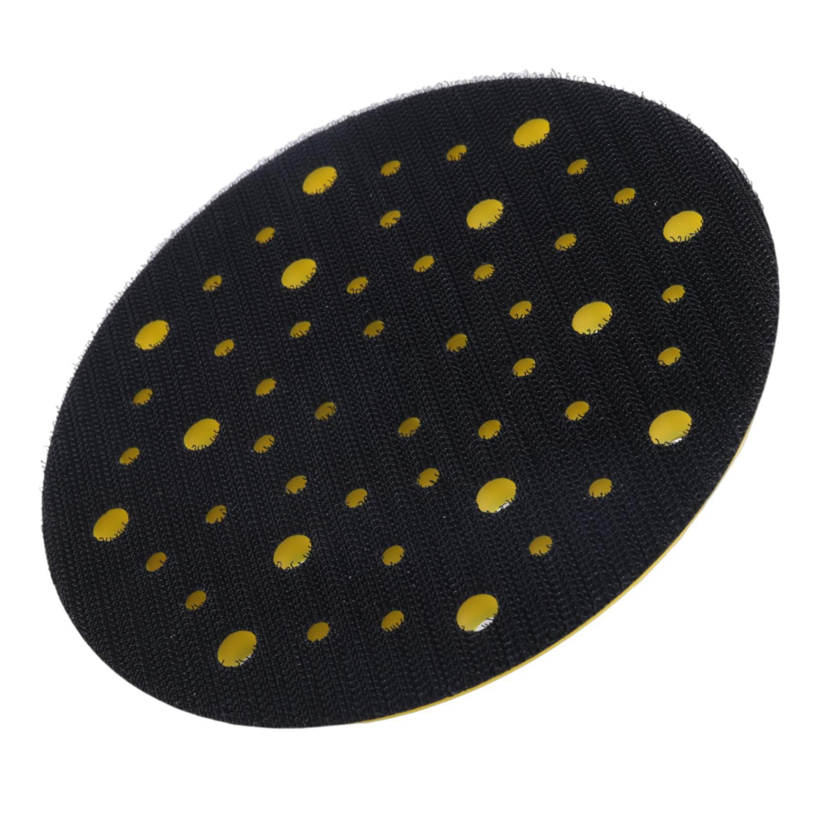Bloepum 3X 150mm 5/16 Thread 52 Hole Medium Density Random Orbital Sander Hook & Loop Backing Pad Compatible with CEROS