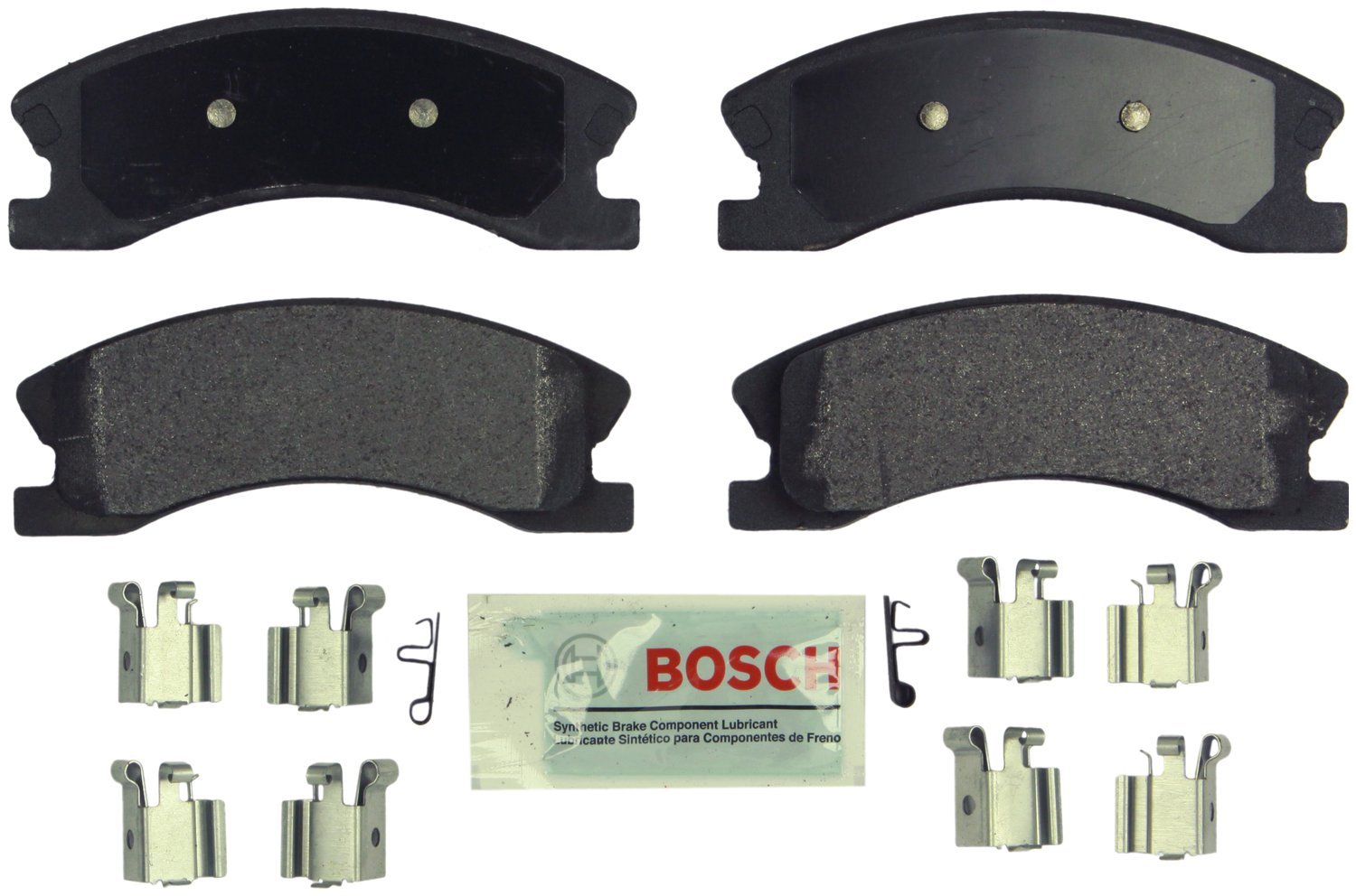 Bosch BE1324H Blue Disc Brake Pad Set with Hardware - FRONT — view 319