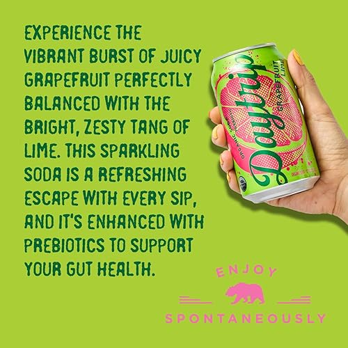 Miniatura 10 de Daytrip Sabor a soda prebiótica espumosa  Refrescos ricos en fibra bajos en calorías y bajos en azúcar  Bebidas con beneficios para la salud