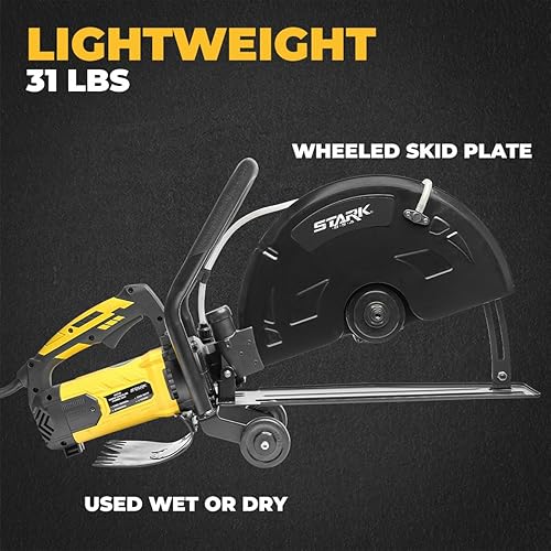 Miniatura 2 de Stark - Sierra de hormigón eléctrica de 3200 W de 16 pulgadas sierra circular de hormigón húmedoseco con accesorio de línea de agua hoja no incluida