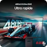 LG UltraGear™ 27GX790A-B Ecran PC Gaming OLED 27" - dalle OLED résolution QHD (2560x1440), 0.03 ms GtG 480Hz, DisplayHDR™ TrueBlack 400, DCI-P3 98.5% (CIE1976), AMD FreeSync Premium Pro, NVIDIA G-Sync - 2
