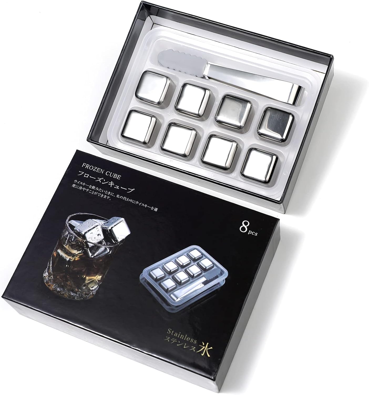 Amazon｜アイスキューブ ウイスキーストーン とけない氷 繰り返し使用