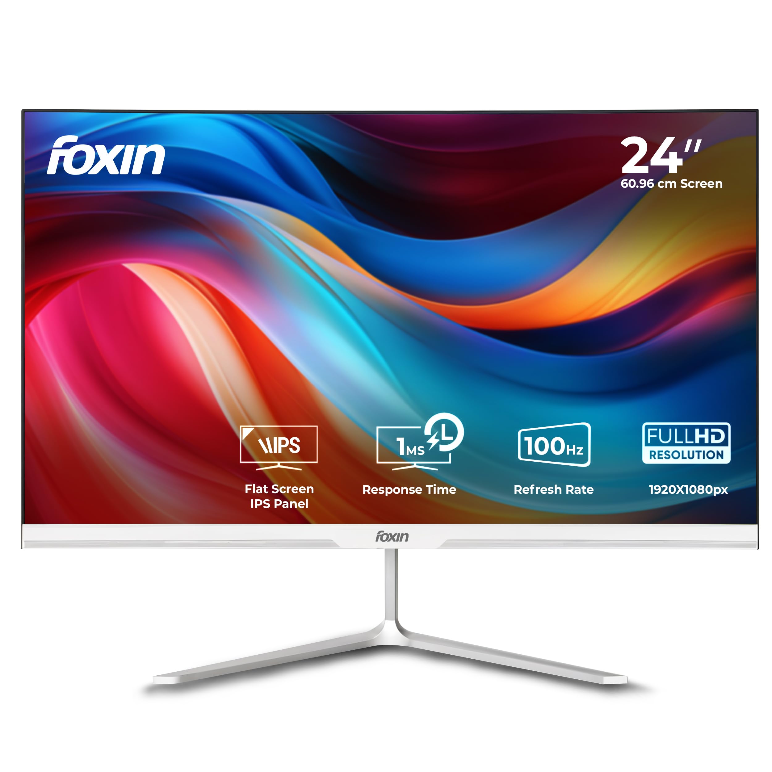 See full amazon price history chart for Foxin 24 Inch Full HD LED Monitor (1920 x 1080) Elite Series | IPS Panel | 100Hz | True Pixel | Anti-Glare & Flicker Free | Frameless | 16.7 Million Colors | Elite Series Foxin 24 Inch Full HD LED Monitor (1920 x 1080) Elite Series | IPS Panel | 100Hz | True Pixel | Anti-Glare & Flicker Free | Frameless | 16.7 Million Colors | Elite Series (B0DH8HM3T8) Amazon Price History, Amazon Price Tracker